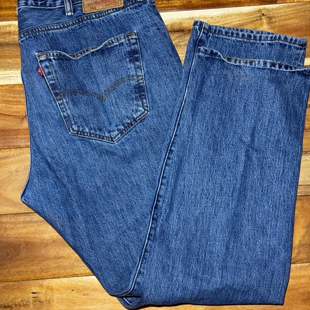 Levi's Men's Straight Blue Jeans